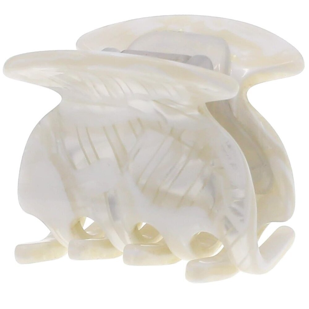 Hair Claw Clip Small White Women's Fashion Durable Strong No Slip Grip